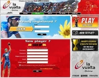 Cycling Manager Online/La Vuelta Online