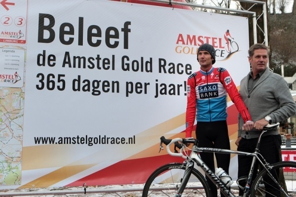 Fränk Schleck opent permanente Amstel Gold Race route