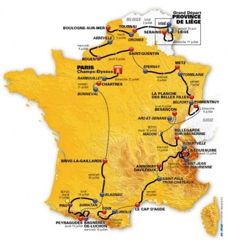 Le Tour: Die Teilnehmer aus Deutschland – Österreich und der Schweiz an der Tour 2012