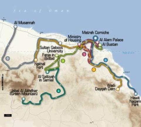Heute wird zur Tour of Oman 2013 gestartet mit 6 Etappen