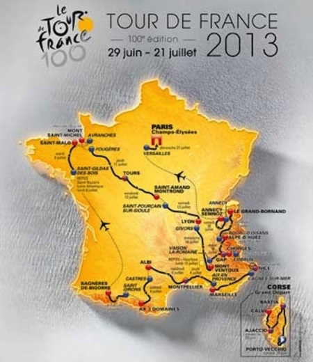 Le Tour: Die 100. Tour de France startet auf der Insel Korsika ohne Prolog