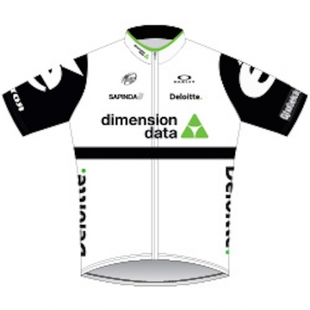 Das Trikot 2016 von Cavendish, Farrar, Renshaw dem Team dimension data