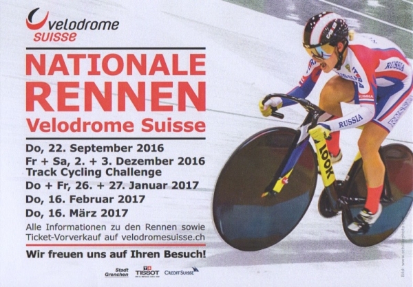 1. April, 1. April – 6-Tagerennen im Velodrome Suisse in Grenchen gibt es nur am 1. April