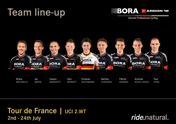Le Tour: Bora-Argon18 mit nur 3 deutschen Fahrer zur Tour de France 2016