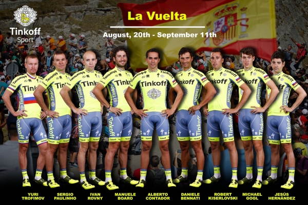 La Vuelta: Contador kent zijn 8 helpers
