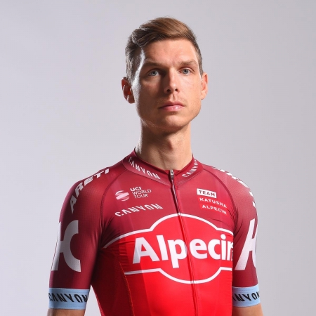Zeitfahrweltmeister Tony Martin, Deutschland, fährt in Rot