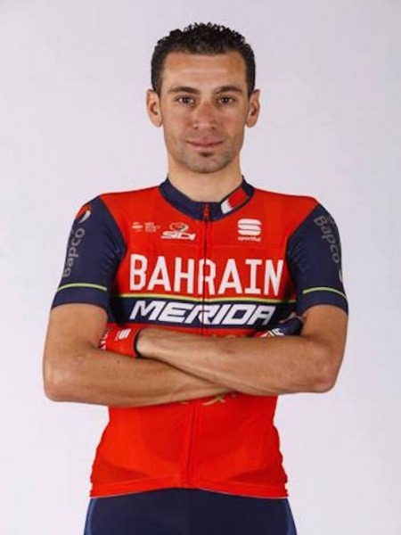 Das neue Outfit von Vincenzo Nibali in Bahrain