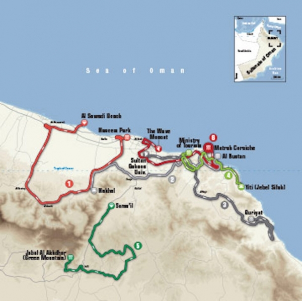 Heute startet die Tour of Oman 2017 mit 7 Schweizern