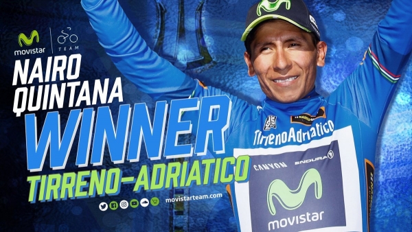 Rohan Dennis siegt im Zeitfahren und Nairo Quintana gewinnt Tirreno-Adriatico 2017