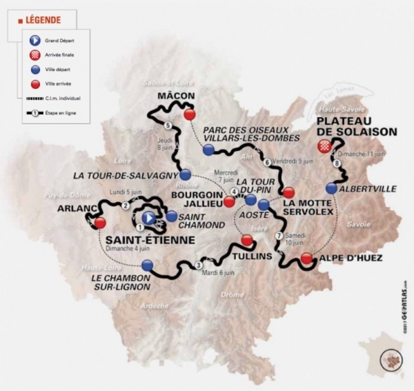 Vor der Tour de France 2017 gibt es noch 2 grosse Rundfahrten: Dauphiné und Tour de Suisse