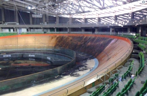 Die Olympische Radrennbahn in Rio brannte zum 2. Mal dieses Jahr