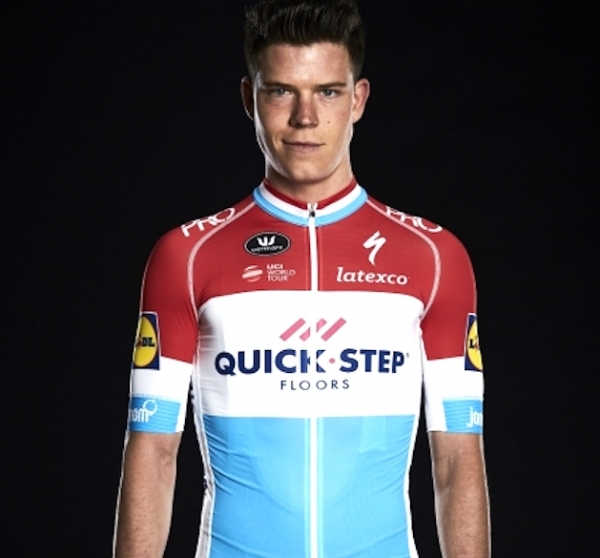 Bob Jungels aus Luxembourg feiert einen brillanten Solosieg bei Liège-Bastogne-Liège 2018