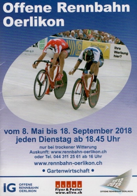 Saisoneröffnung der Offenen Rennbahn Oerlikon am 8. Mai 2018