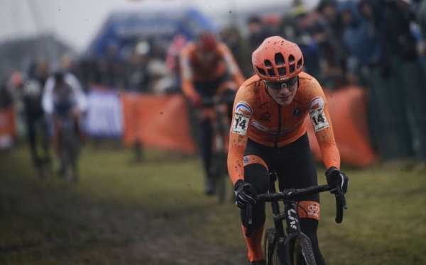 Geen achtste wereldtitel veldrijden voor Marianne Vos.