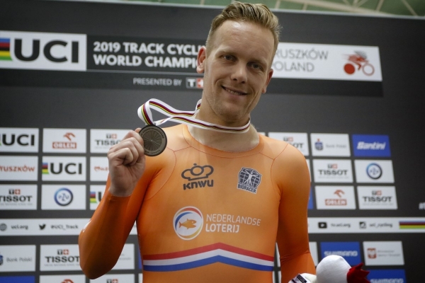 Zilver voor Eefting op WK Baan.