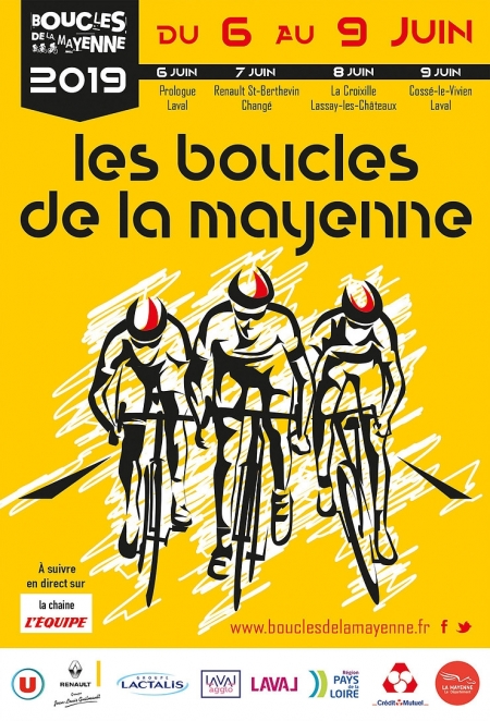 Boucles de la Mayenne bis Sonntag mit 12 Schweizern am Start