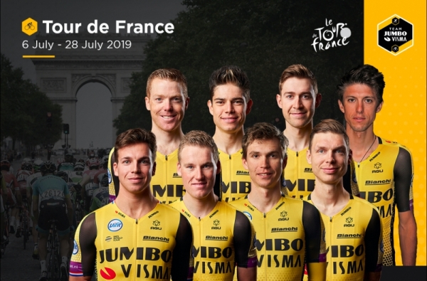 Team Jumbo-Visma met sprint- en klassementsambities naar Tour de France