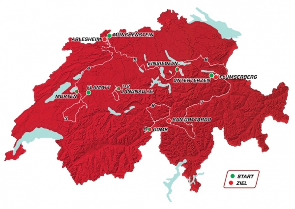 Am Samstag 15. Juni 2019 startet die 83. Tour de Suisse in Langnau i.E. mit einem Prolog