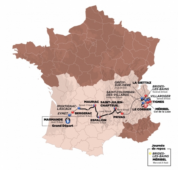 Aufgebot von Swiss Cycling für die 56.Tour de l’Avenir 2019