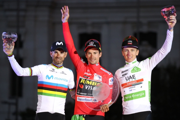 PRIMOZ ROGLIC wint de Vuelta d’ Espana.
