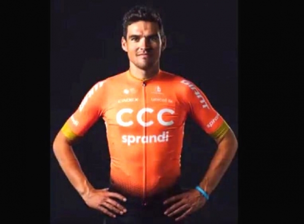 Michael Schär im Team CCC von Greg Van Avermaet tragen weiterhin Orangetrikot 2020