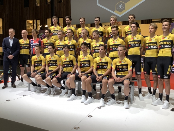 Team Jumbo-Visma gaat ‘trots en gemotiveerd’ vol voor Tour de France.