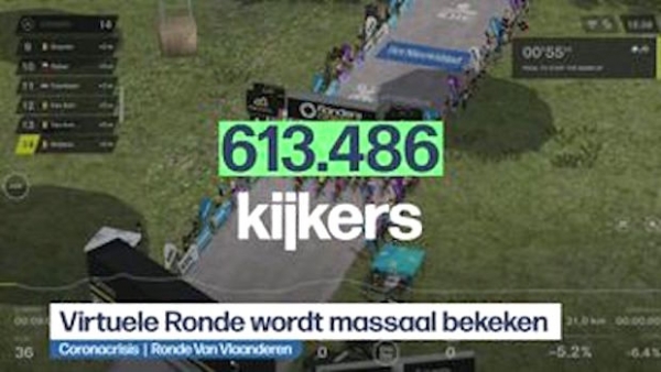 Die Ronde van Vlaandern wurde am Sonntag virtuell durchgeführt
