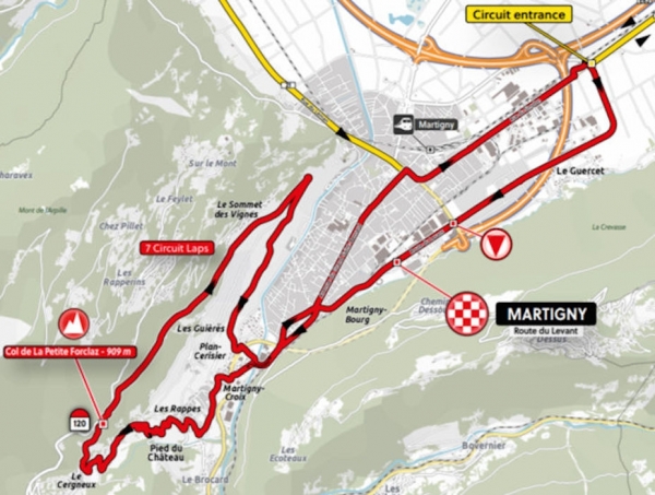 Heute wäre an der Tour de Romandie die WM Strecke auf dem Programm