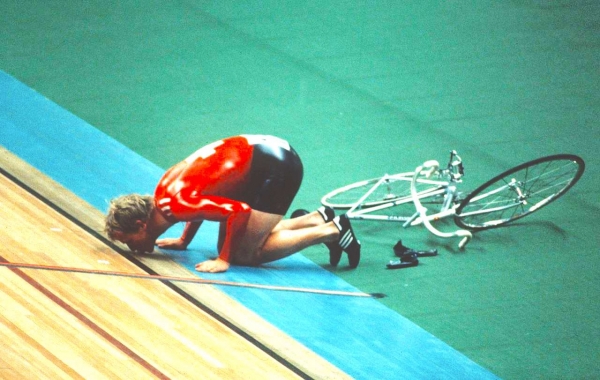 Vor 40 Jahren wurde Robert Dill-Bundi, Schweiz, Olympiasieger in Moskau