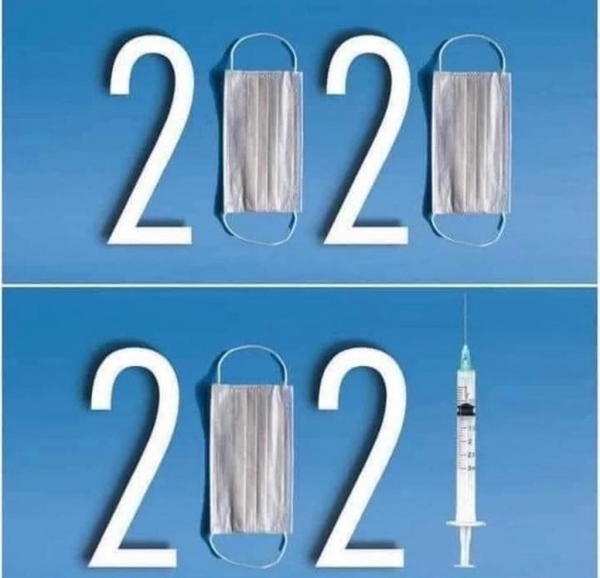 Allen Menschen ein gutes und besseres Jahr wünschen wir für 2021