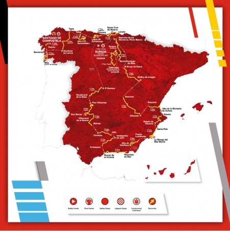 ROUTESCHEMA LA VUELTA 2021 GEPRESENTEERD.