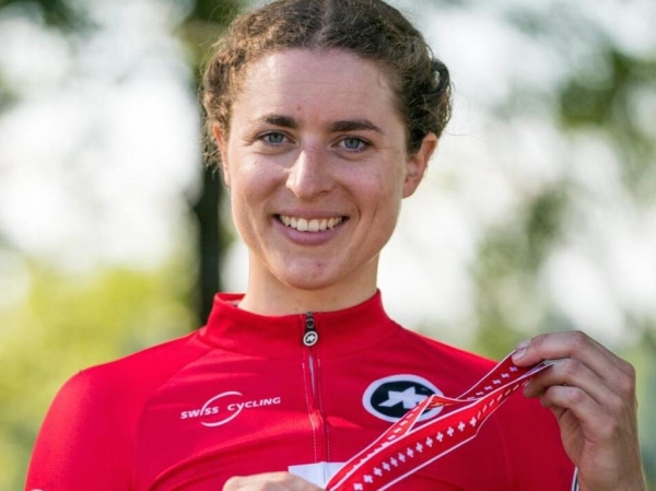 Marlen Reusser, Schweiz, Europameisterin im Einzelzeitfahren 2021