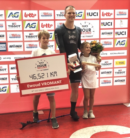 Tissot Velodrome Grenchen: Mekka für Weltrekorde – neuer Rekord für Ewoud Vromant Paracycling
