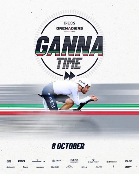 Filippo Ganna, Italien, Stundenweltrekordversuch im Tissot Velodrome Grenchen