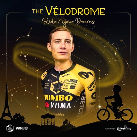 Das niederländische Team Jumbo Visma präsentiert das Tour de France Trikot 2023
