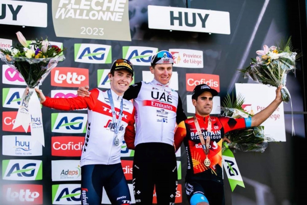 Auch bei der 87. Flèche Wallonne heisst der Sieger Tadej Pogacar, Slowenien