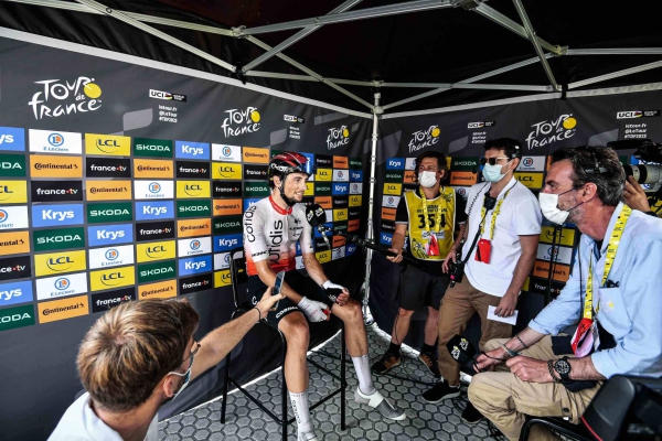 Lafay verrassende winnaar 2e etappe van de Tour in San Sebastián