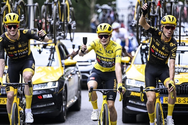 Jonas Vingegaard, Dänemark, holt sich den 2. Sieg an der Tour de France