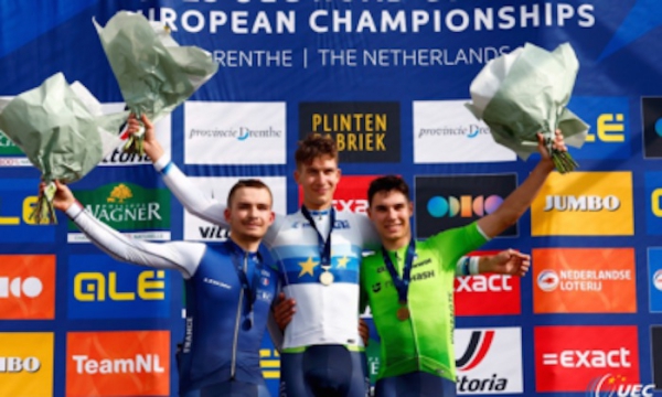 Junioren Strassen EM: 2 Slowenen auf dem Podium – kein Schweizer in den Top Zwanzig