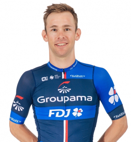 Das Team Groupama – FDJ, Frankreich, mit Stefan Küng und Fabian Lienhard