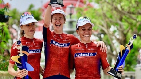 Solosieg von Elena Hartmann, Schweiz, am GP Presidente in El Salvador