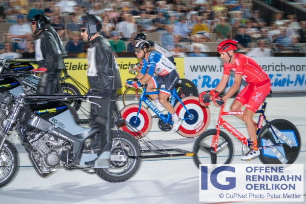 Start auf der Offenen Rennbahn Oerlikon zur 112. Saison Oerlikon mit Steherrennen
