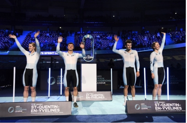 2024 UCI TRACK CHAMPIONS LEAGUE VAN START IN SAINT-QUENTIN-EN-YVELINES