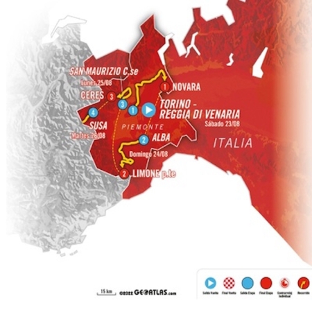 80. SpanienRundfahrt startet am 25. August 2025 im Piemont Italien