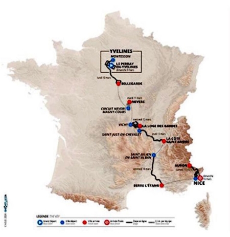 83. Paris-Nizza vom 8. – 16. März 2025 in 8 Etappen