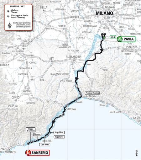 116. Milano – San Remo am 22. März 2025 – La Primavera über 289 km