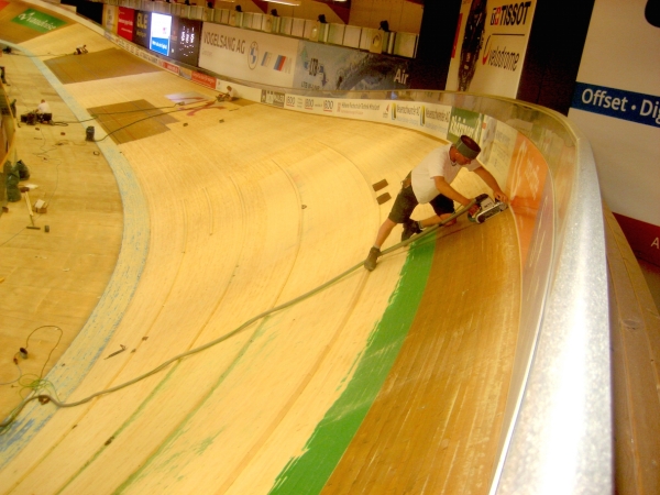 Tissot Velodrome Grenchen: Die schnelle Bahn wird abgeschiffen