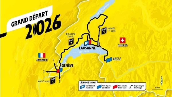 Tour de France Femmes: Grand Départ 2026 in Lausanne in der Schweiz