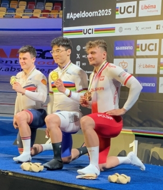 Tweede goud voor Koreaan Taeho Choi. Na de Keirin nu ook de sprint.