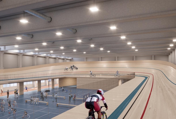Eine neue Radrennbahn im Kanton Tessin wird eröffnet